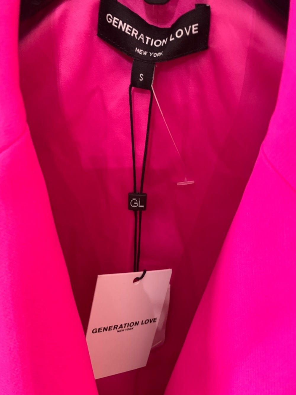 Generation Love Hot Pink Double-Button Blazer - Picture 8 of 11
